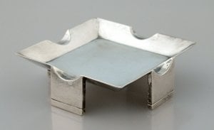 William Spratling Four Legged Silver Ashtray