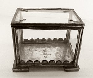 William Spratling Scalloped Tin and Glass Box