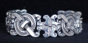 William Spratling Silson Plated XO Bracelet