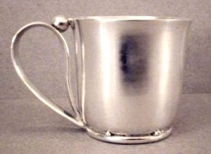 William Spratling Beaded Baby Cup