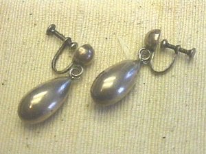 William Spratling Teardrop Earrings