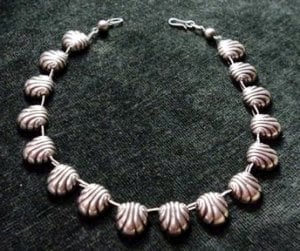 William Spratling Silver Shell Necklace