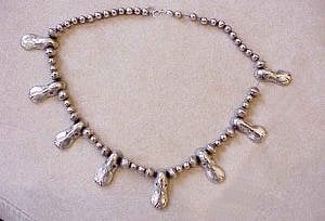 William Spratling Duck Head Necklace