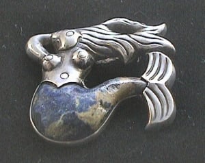William Spratling Mermaid Brooch