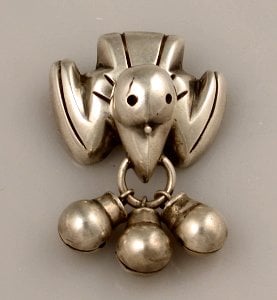 William Spratling Silver Eagle Brooch