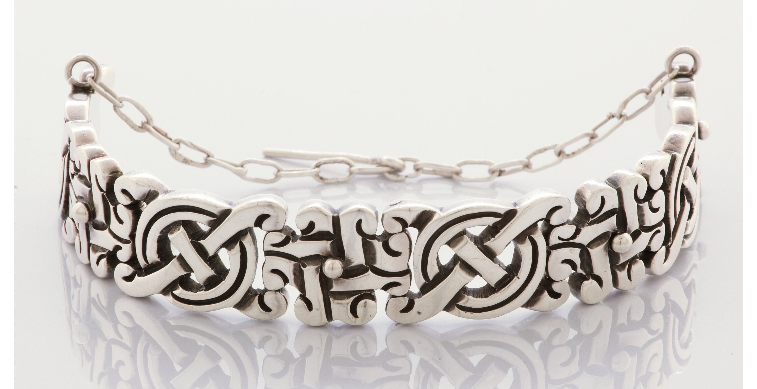 William Spratling Celtic Cross Bracelet