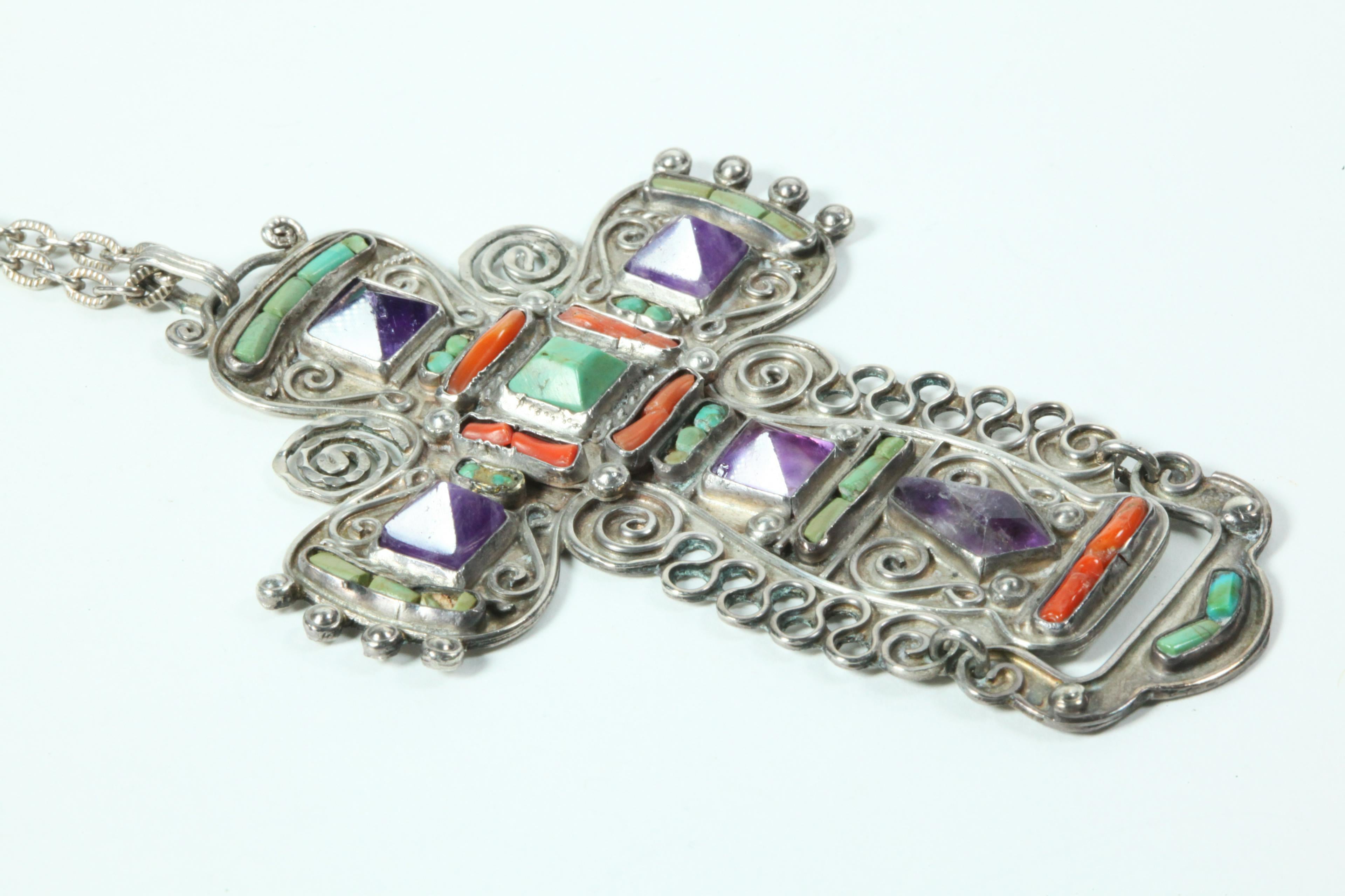 MATL (Matilde Poulat) Cross with Turquoise and Coral