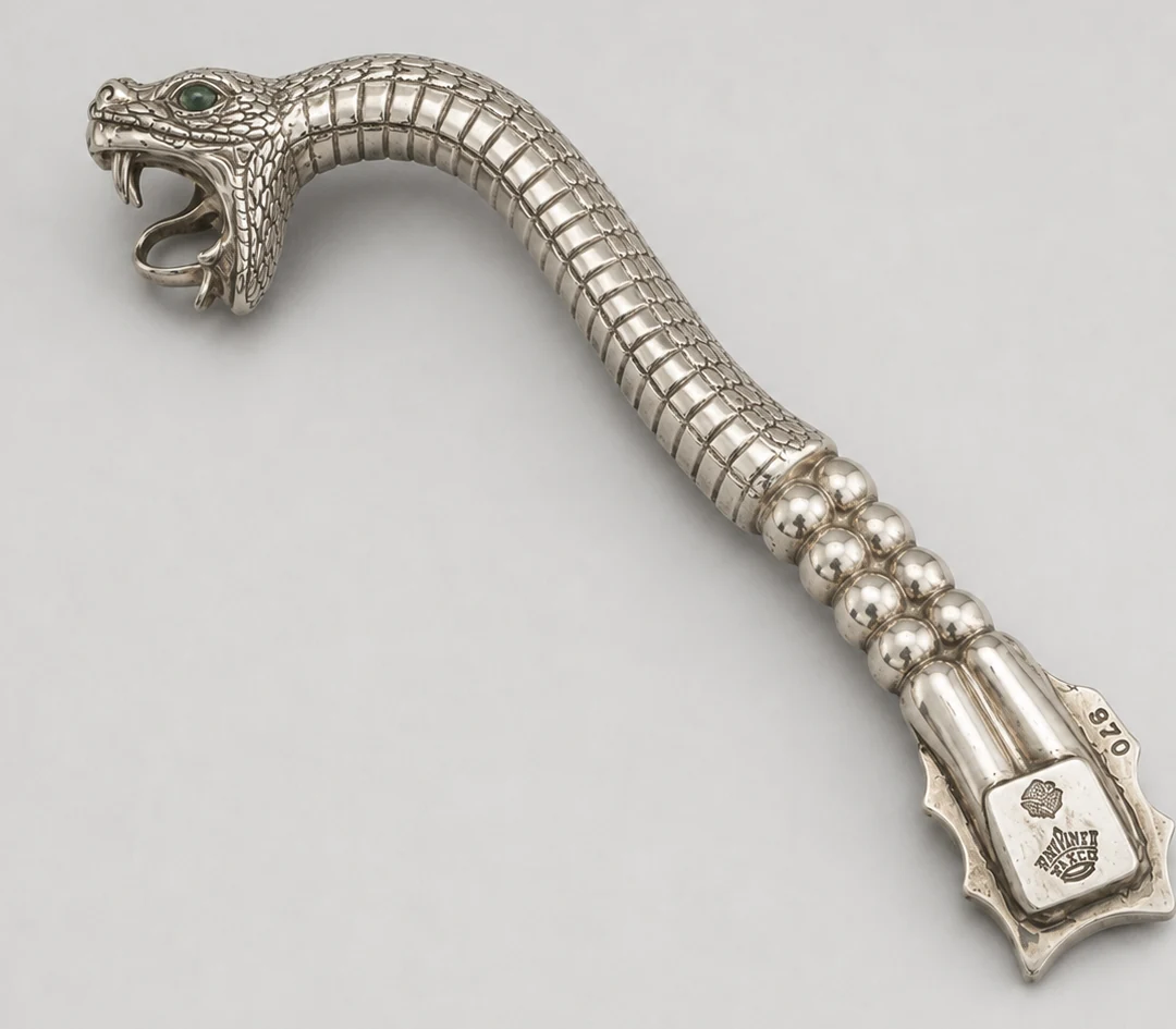 Antonio Pineda Rattlesnake Sculpture