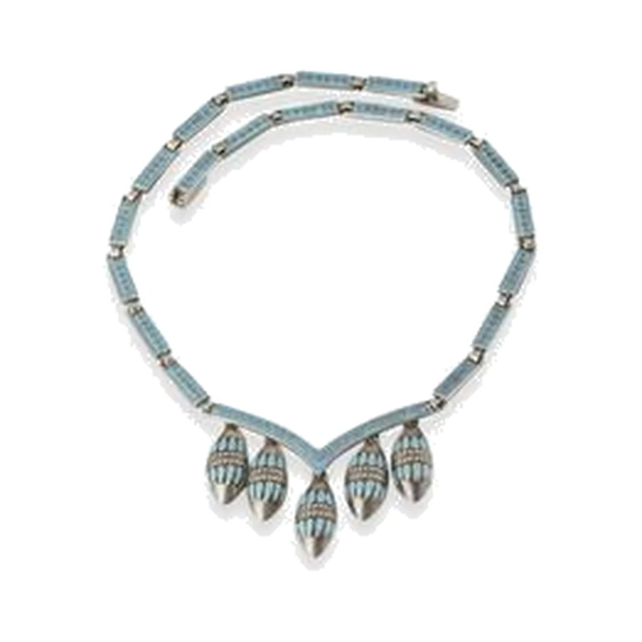 Margot de Taxco Fanciful Pendants Necklace, Design No. 5701
