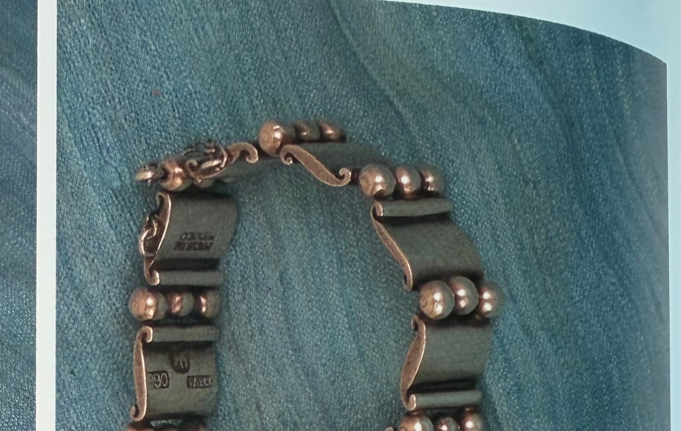 Héctor Aguilar Book and Three Beads Bracelet