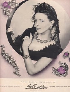 Sterling Silver Jewelry by Los Castillo (script signature) · of Taxco, Mexico