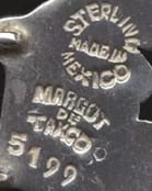 Sterling · Made in Mexico · Margot de Taxco · 5199