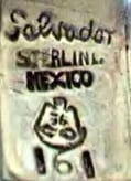 Stamped maker's mark used by Salvador Terán (4 of 9)