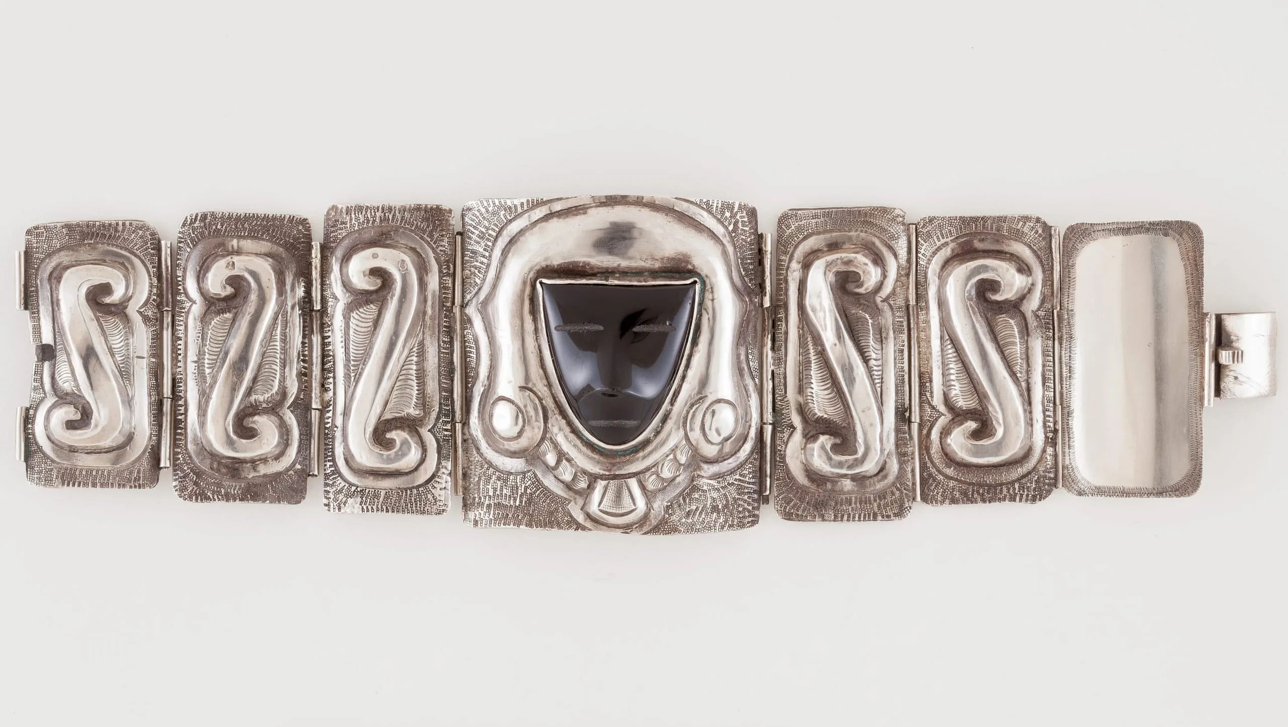 MATL (Matilde Poulat) Framed Mask Cuff Bracelet