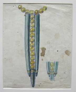Spratling jewelry design by William Spratling, in the collection of Newcomb Art Museum, Tulane University