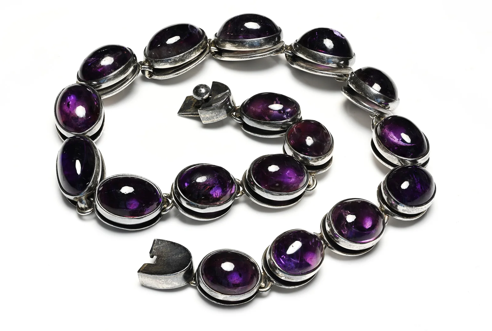 Antonio Pineda Floating Amethyst Necklace