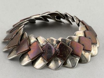 Héctor Aguilar Copper Heart Bracelet