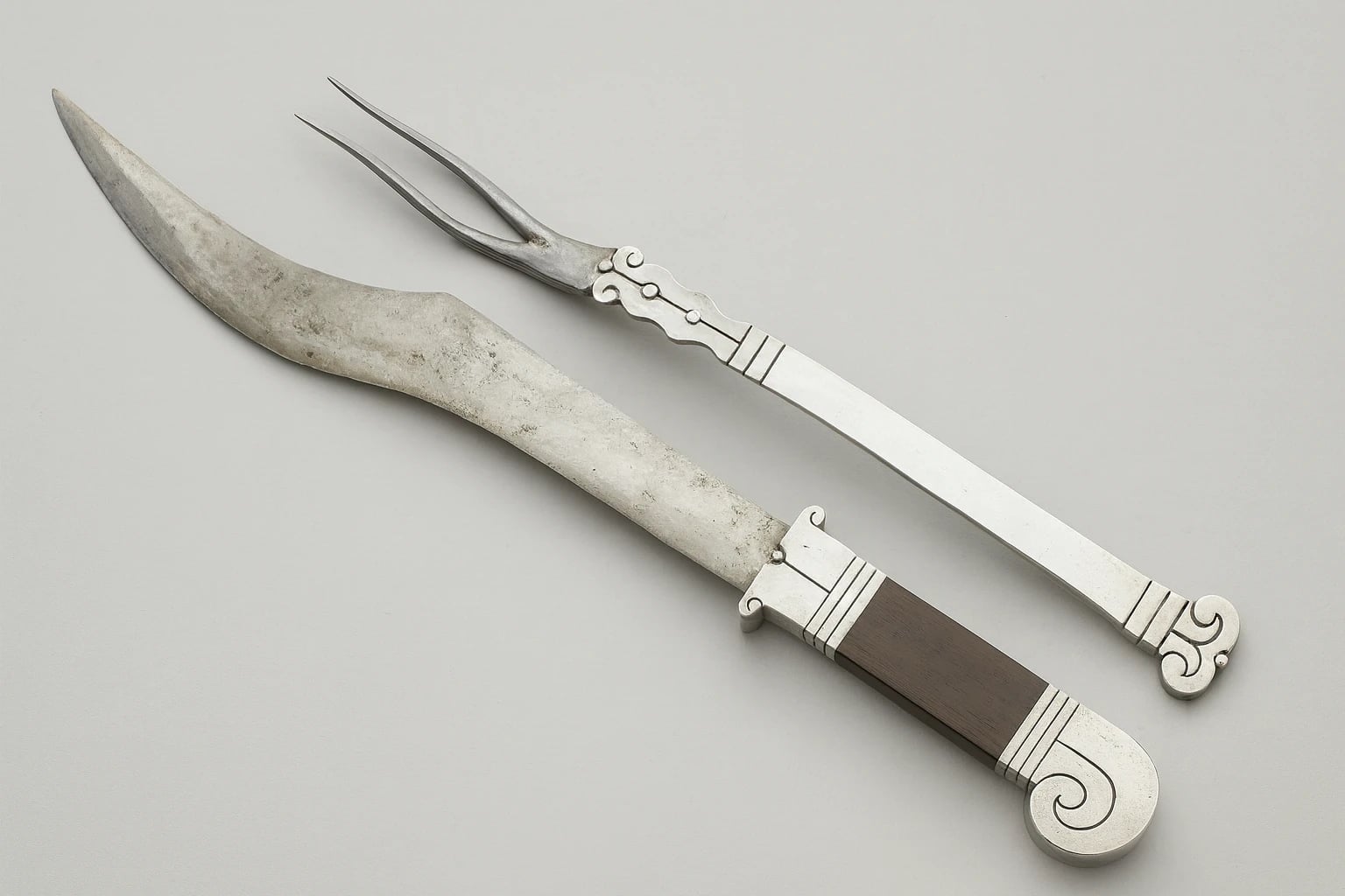 Héctor Aguilar Rosewood Handle Aztec Carving Set