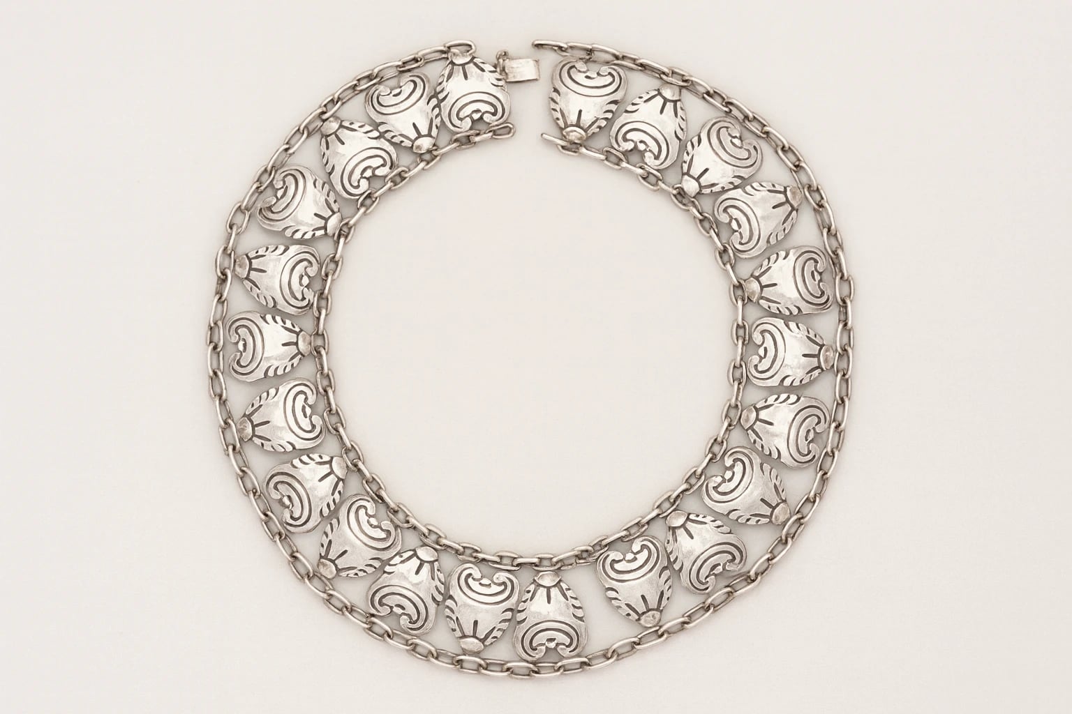 Héctor Aguilar Double-Chain-Link Necklace
