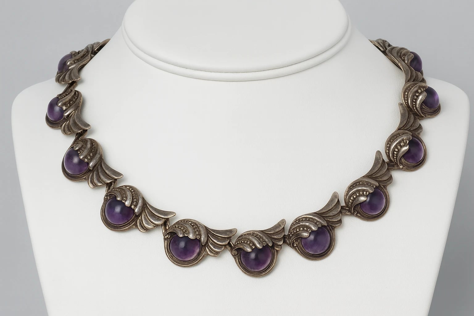 Margot de Taxco Design 5240 Winged Cornucopia Necklace