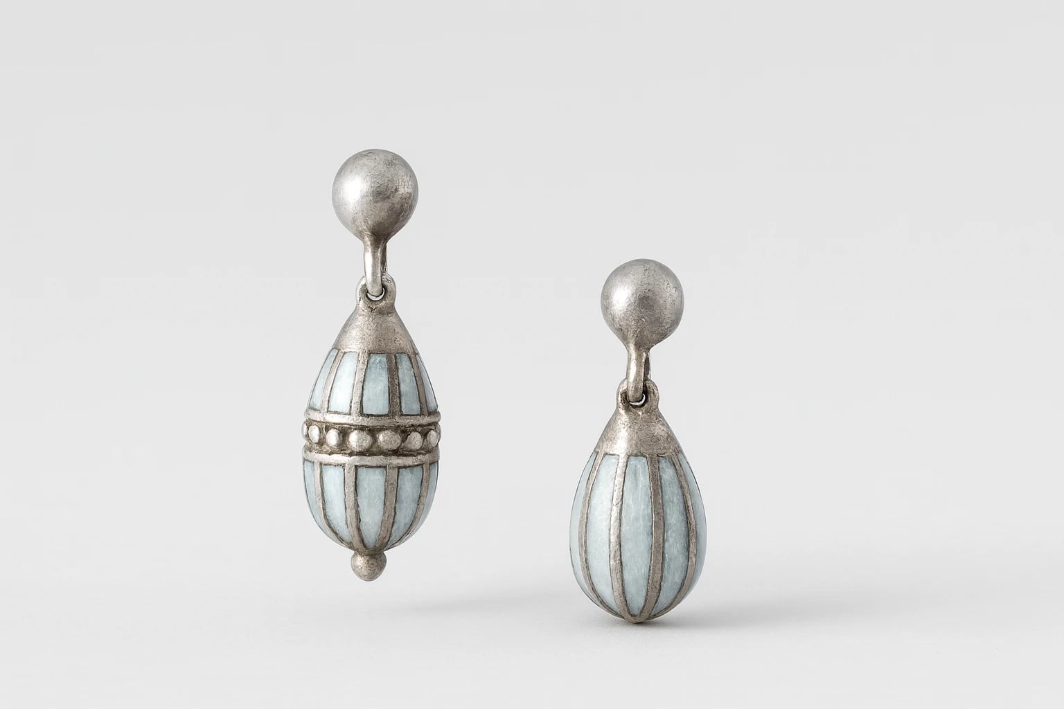 Margot de Taxco Fanciful Pendants Earrings, Design No. 5701