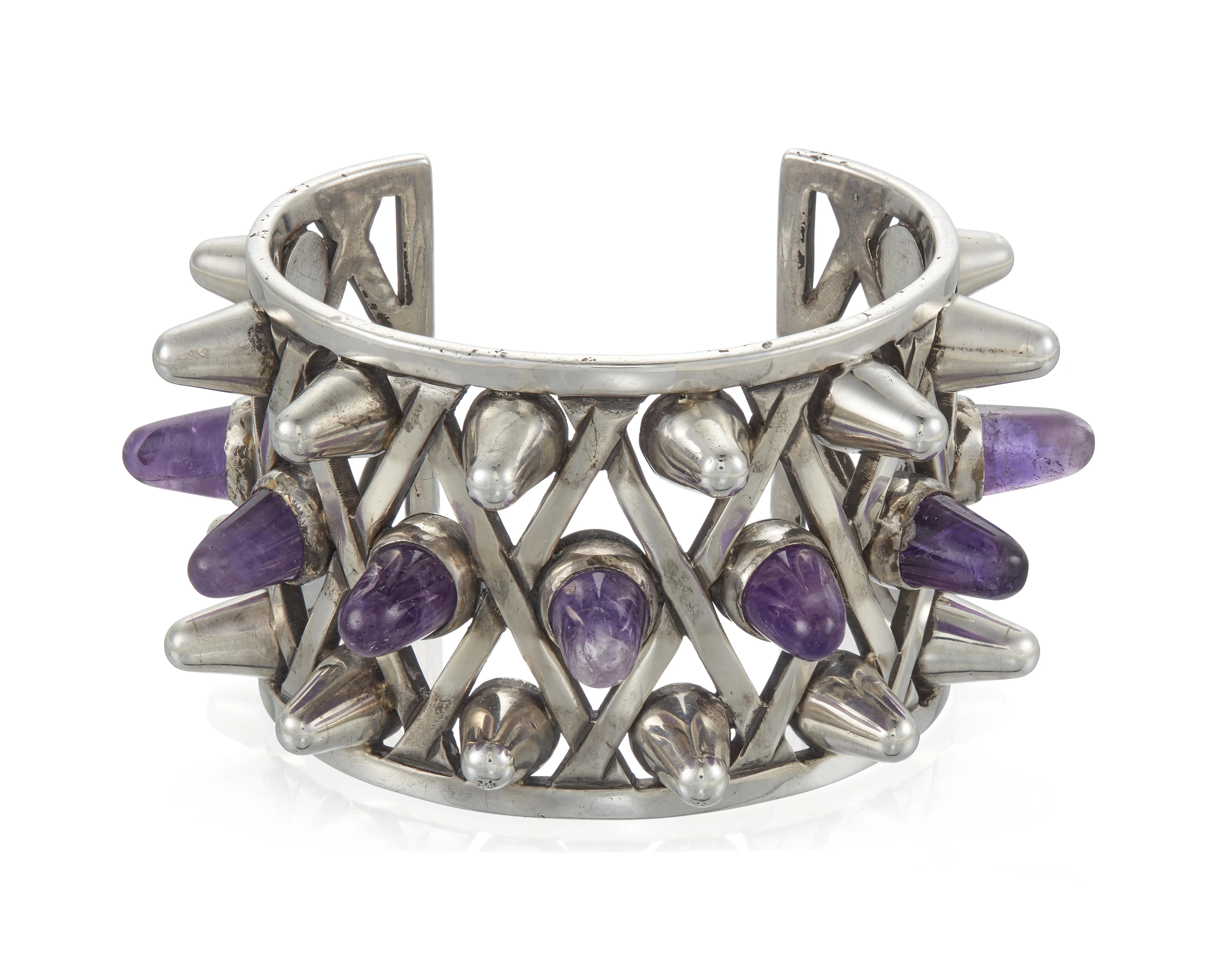 Antonio Pineda Amethyst Gladiator Cuff