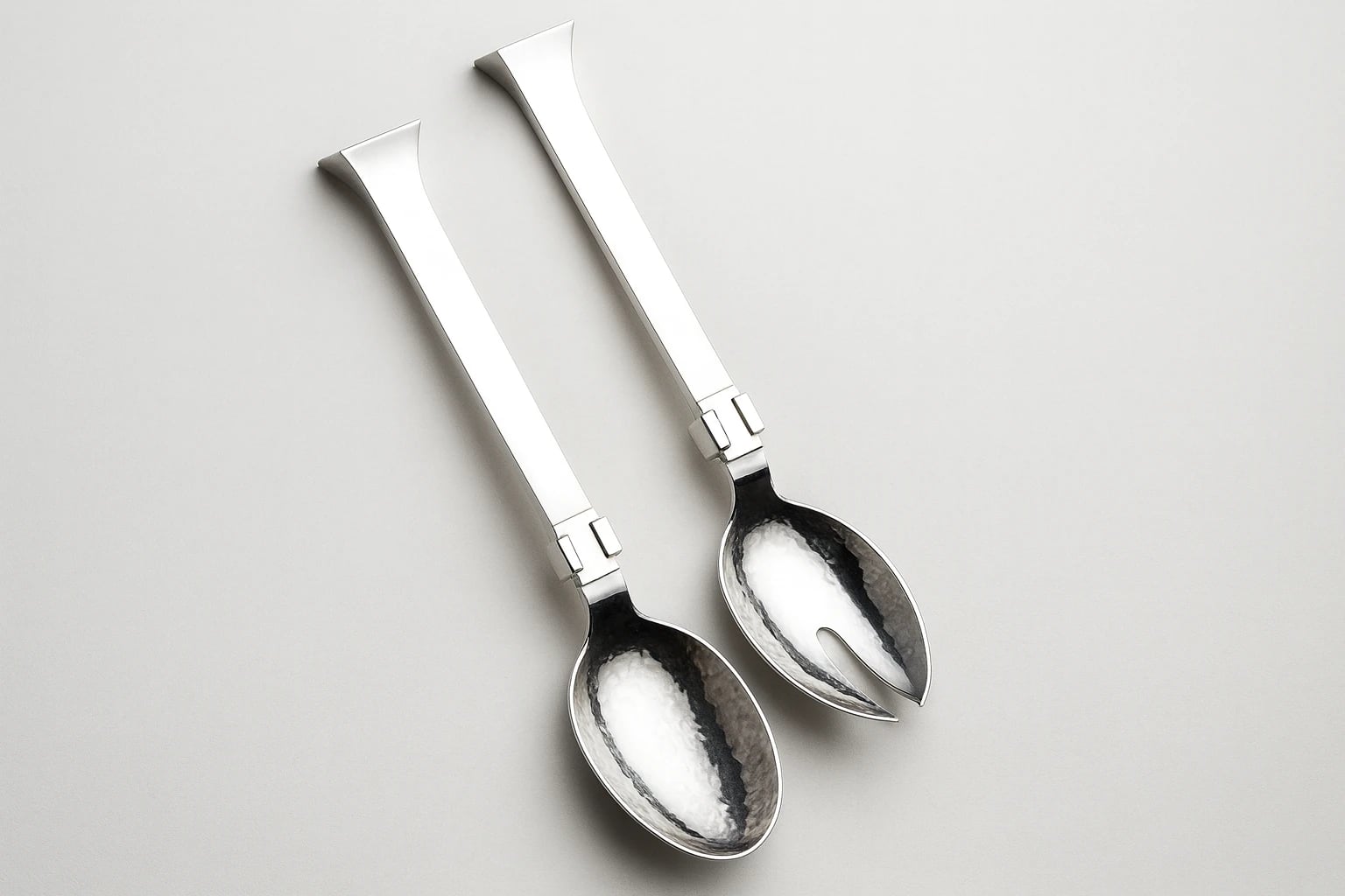 Antonio Pineda Geometric Flatware Serving Set