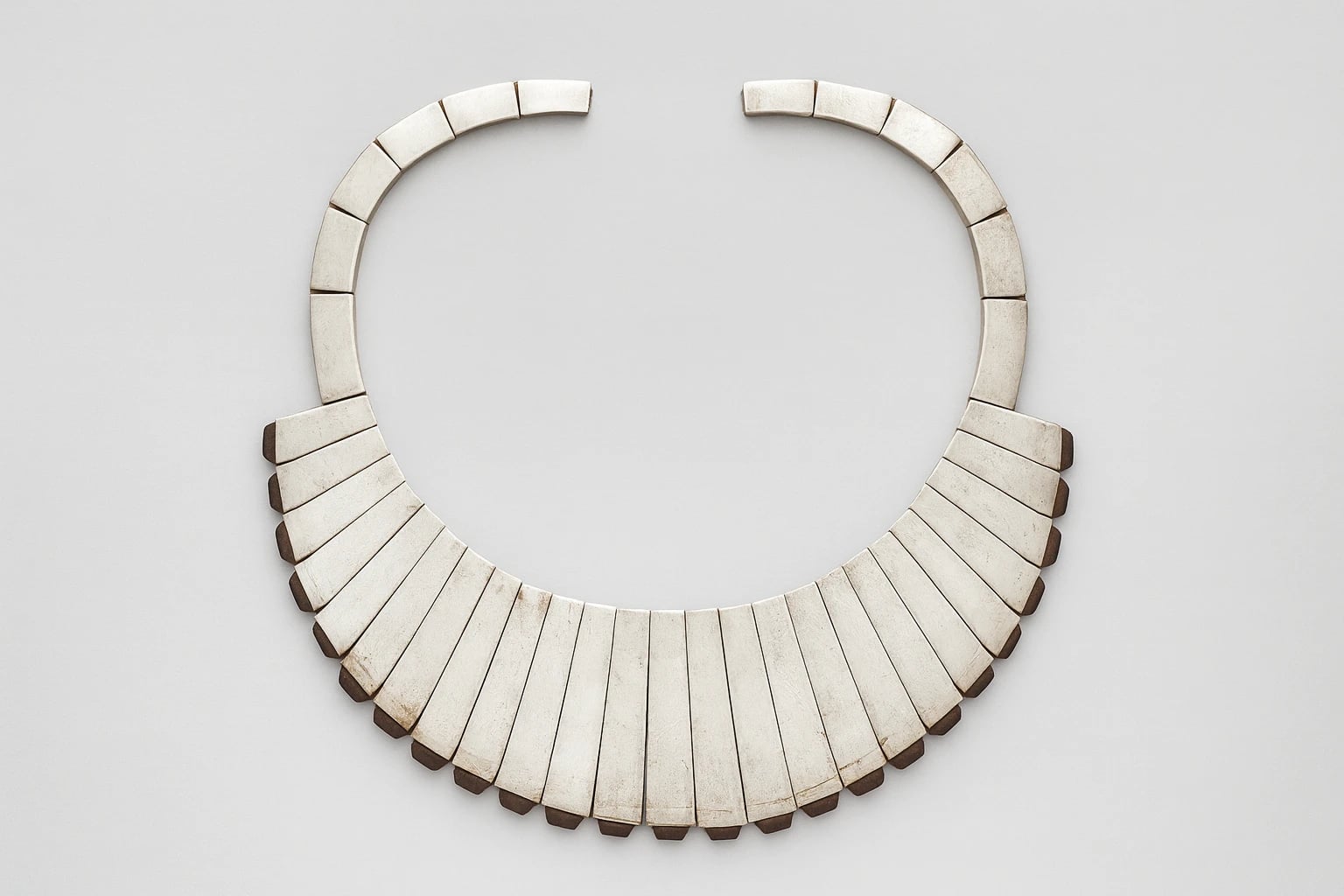 Antonio Pineda Matchstick Necklace with Obsidian Tips