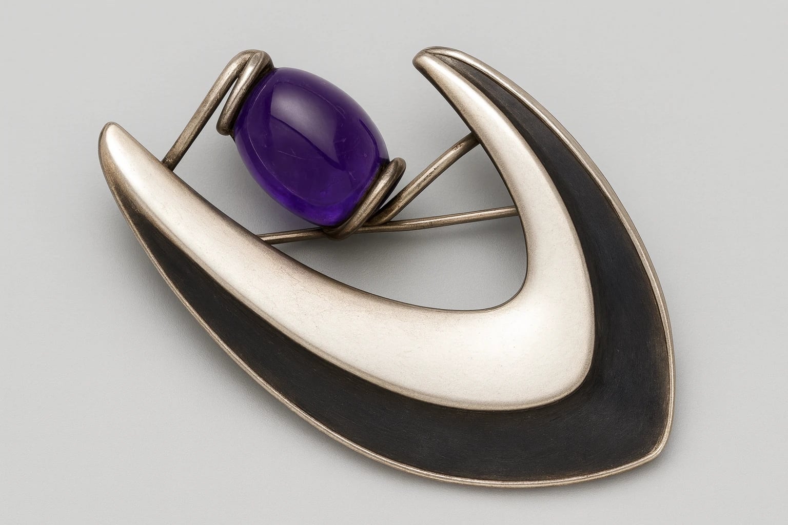 Sigi Pineda Amethyst Brooch