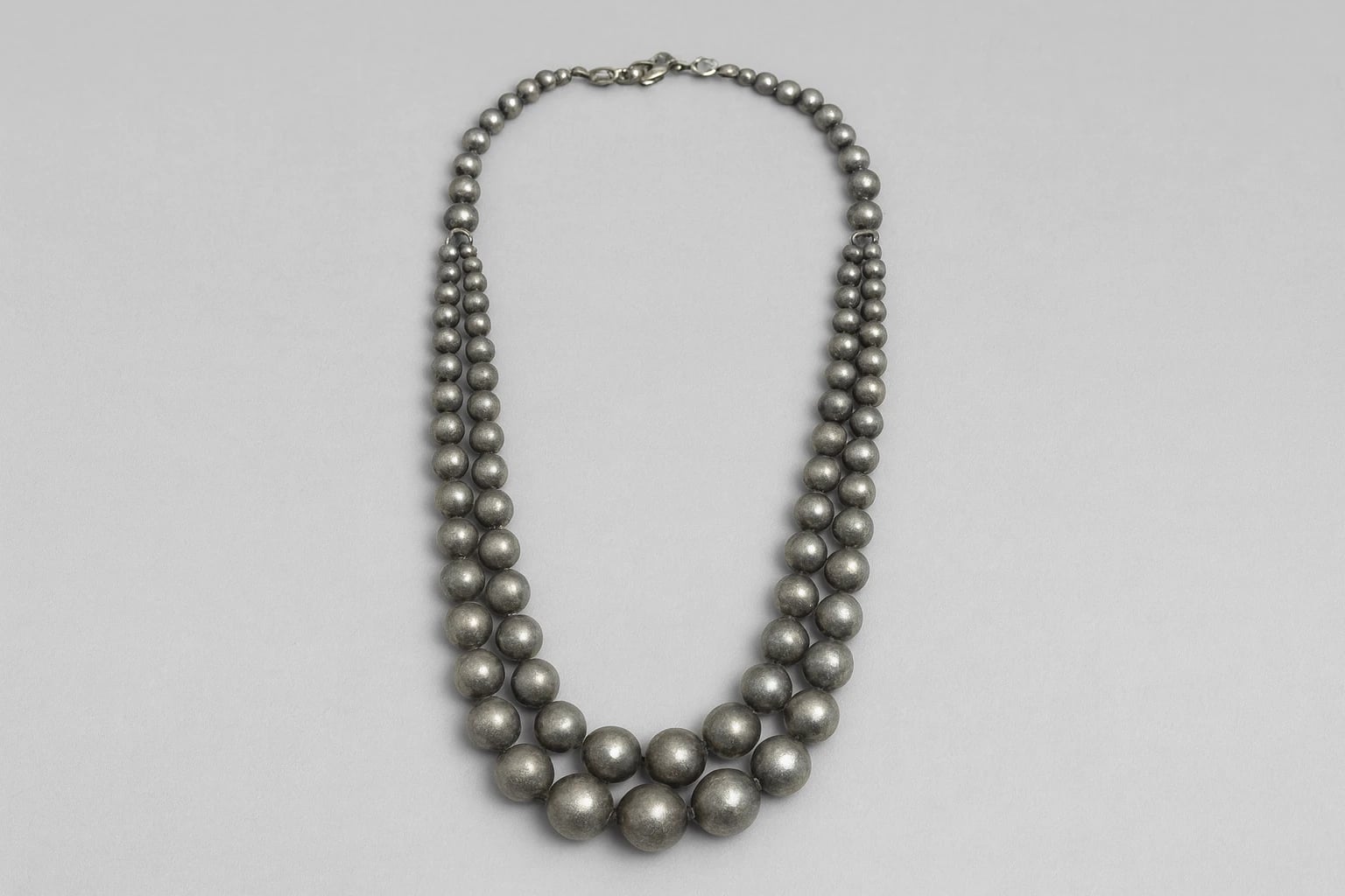 William Spratling Double Strand Bead Necklace
