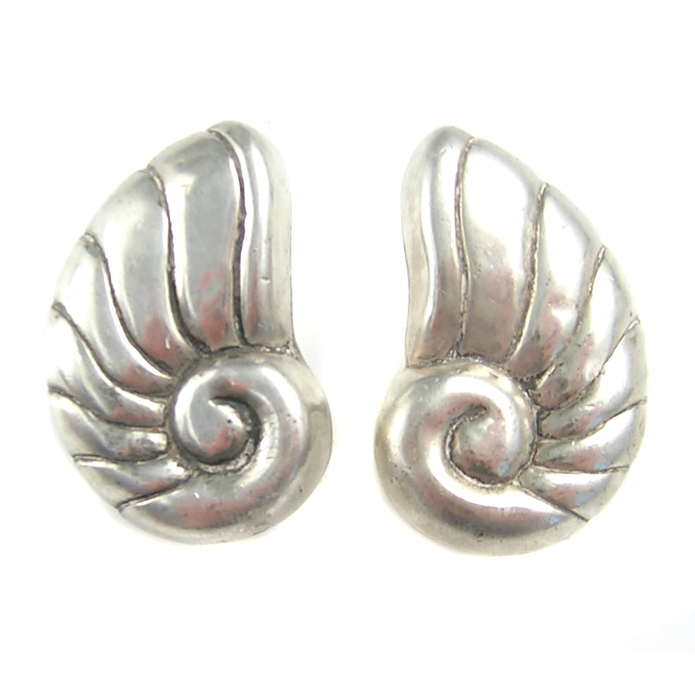 William Spratling Conch Shell Earrings