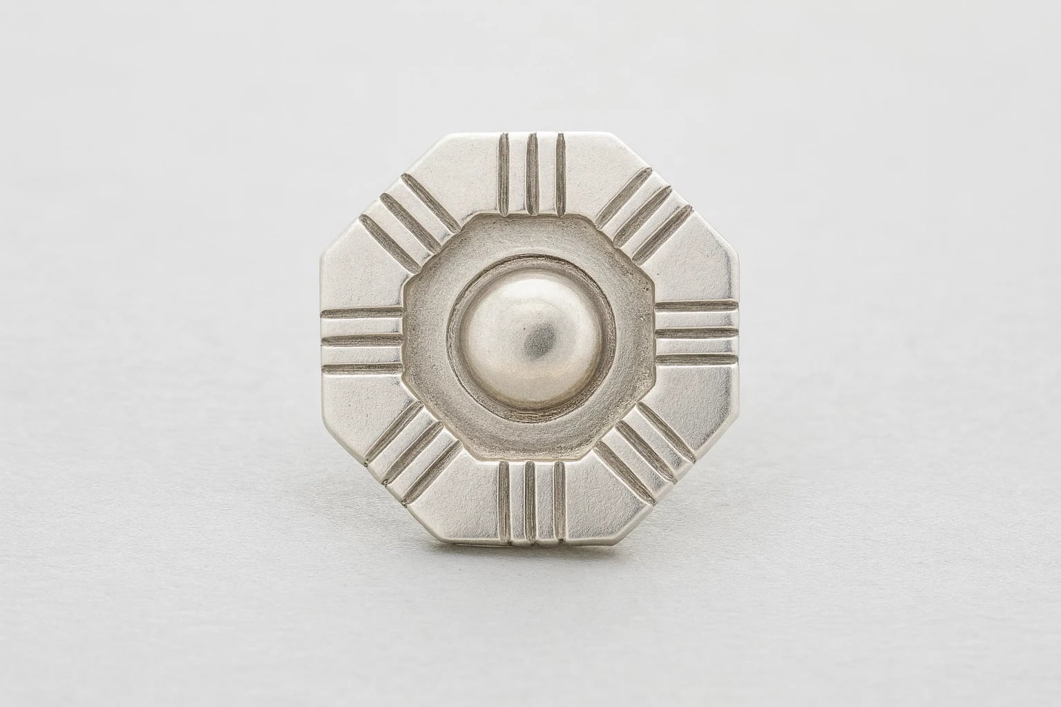 William Spratling Eight Sided Button