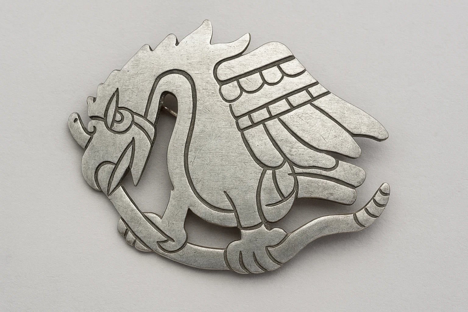 William Spratling Early Silver Eagle Brooch