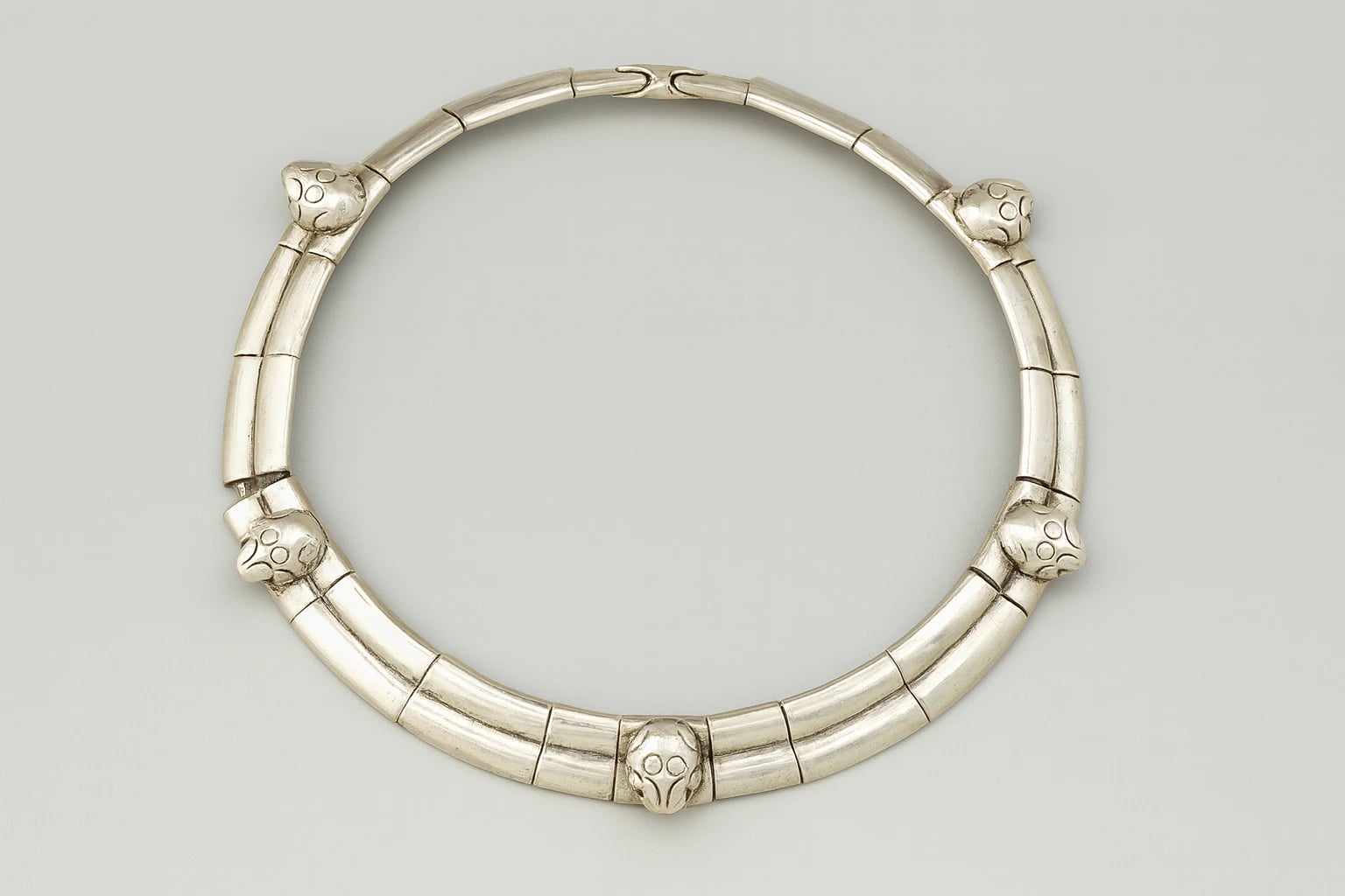 William Spratling Double Bamboo Necklace
