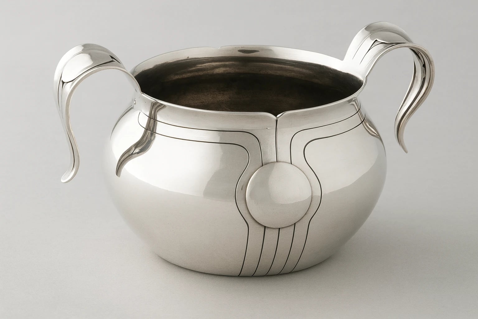 William Spratling Flat Band Sugar Bowl
