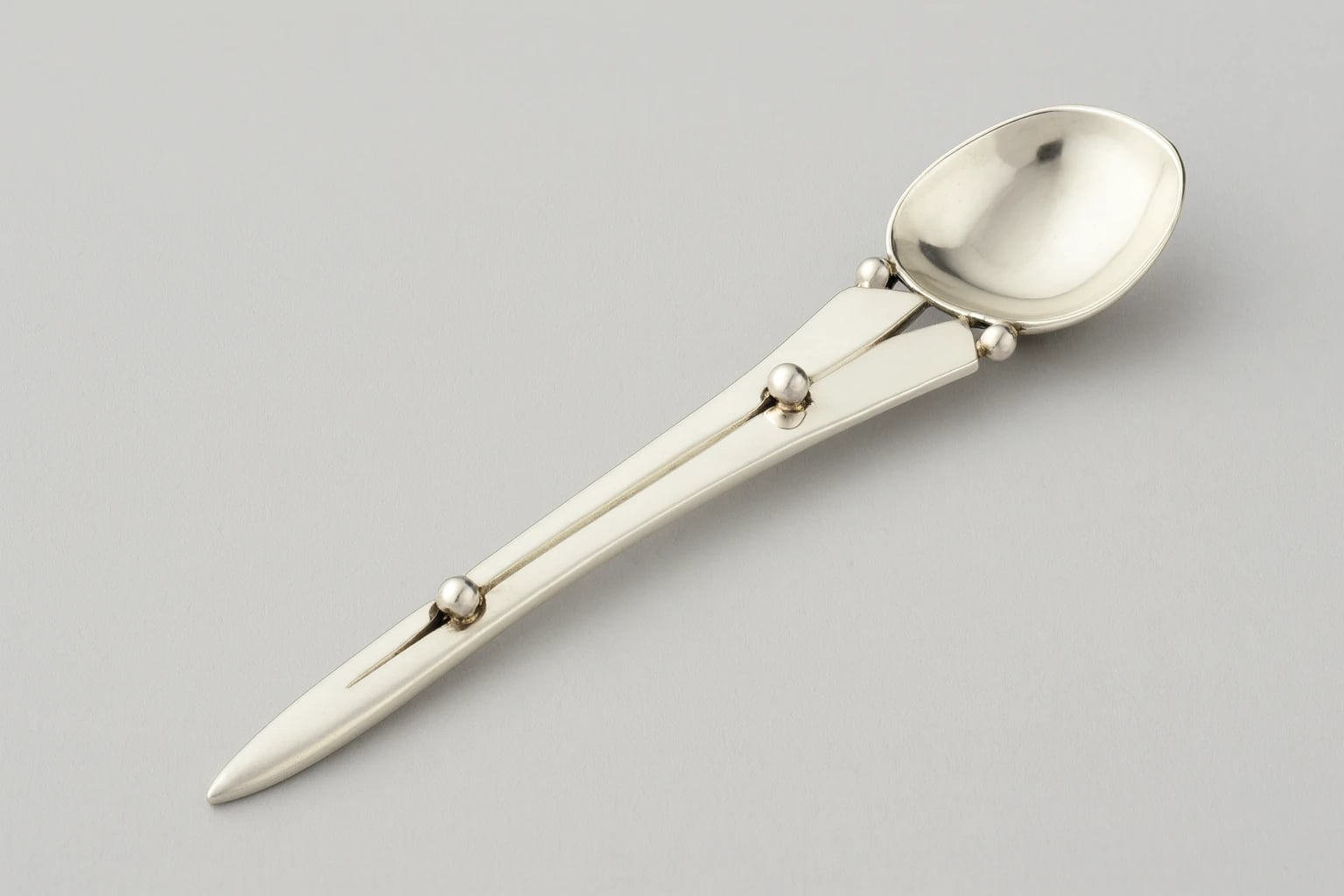 William Spratling Beaded Salt Spoon