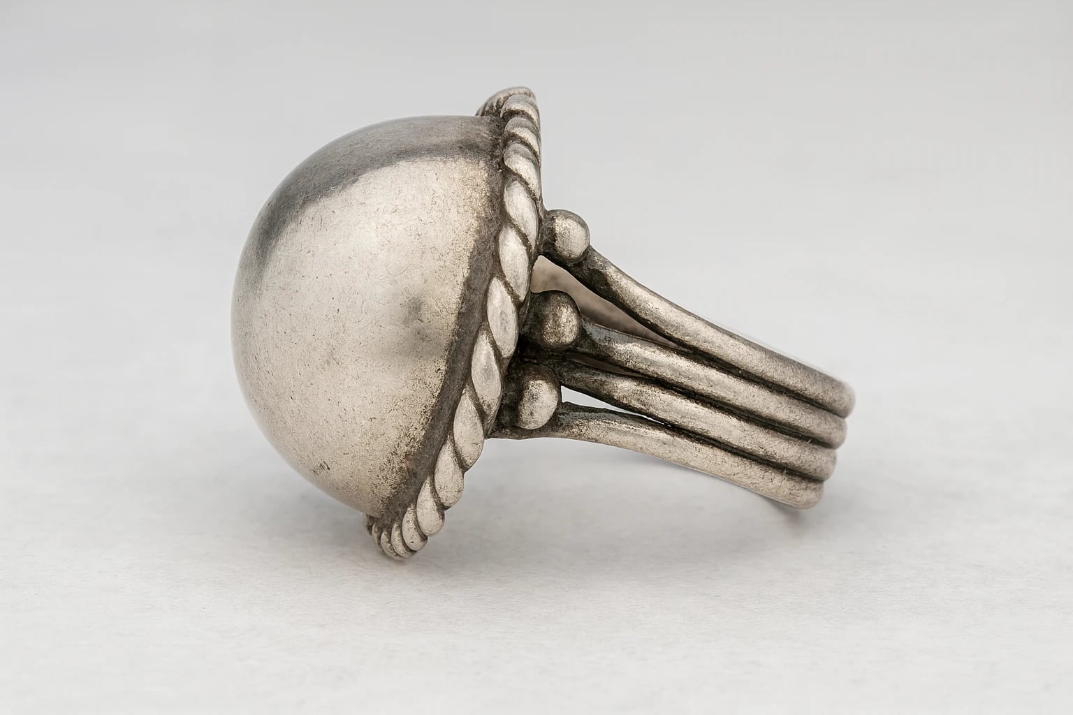 William Spratling Rope Bezel Dome Ring