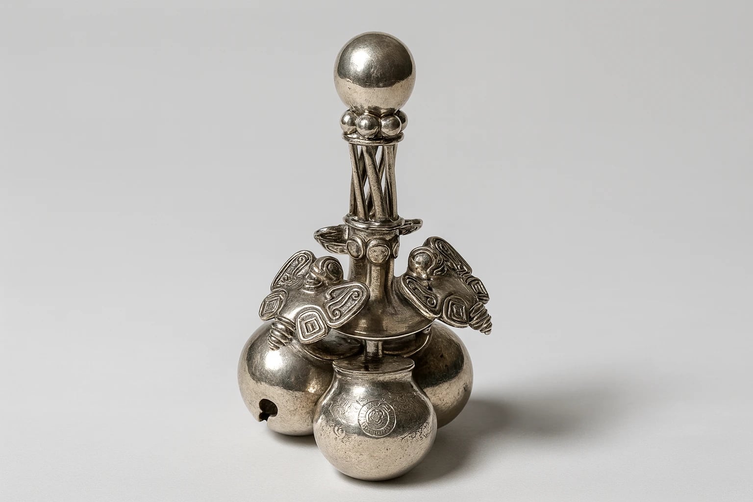 William Spratling Aztec Butterfly Bell