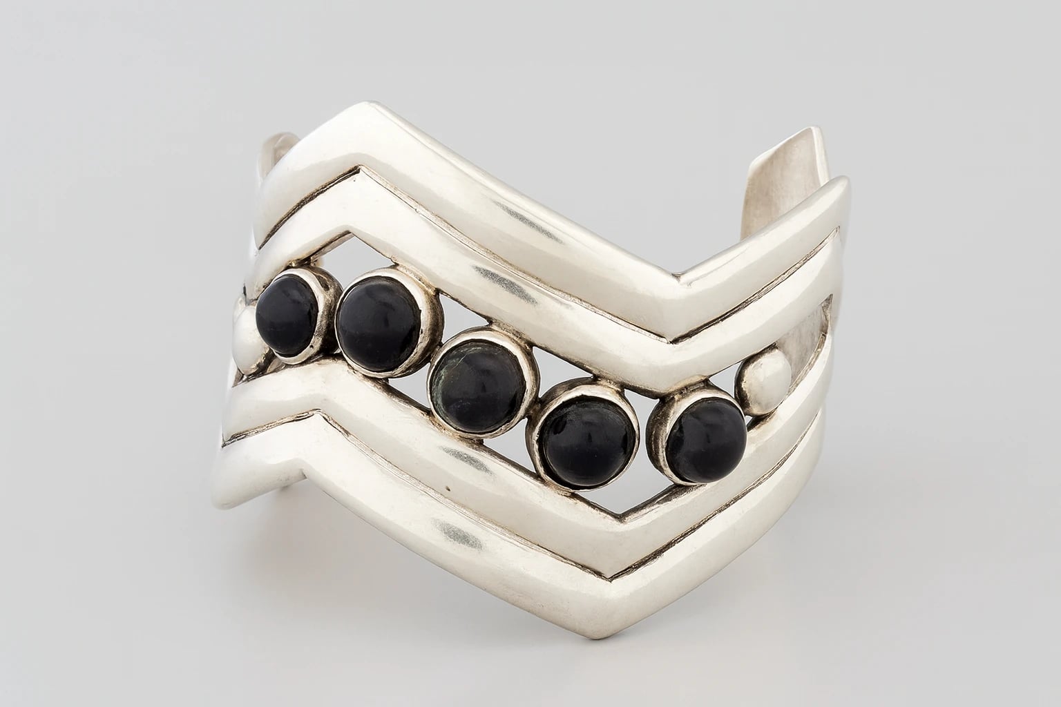William Spratling Bracelet of V Shaped Bands
