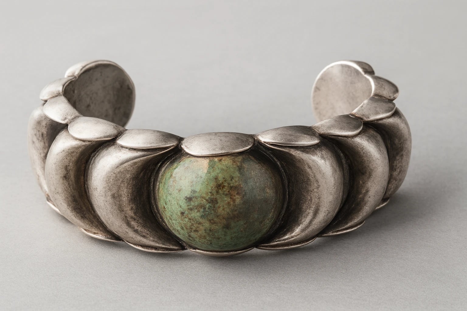 William Spratling Azur Malachite Cuff