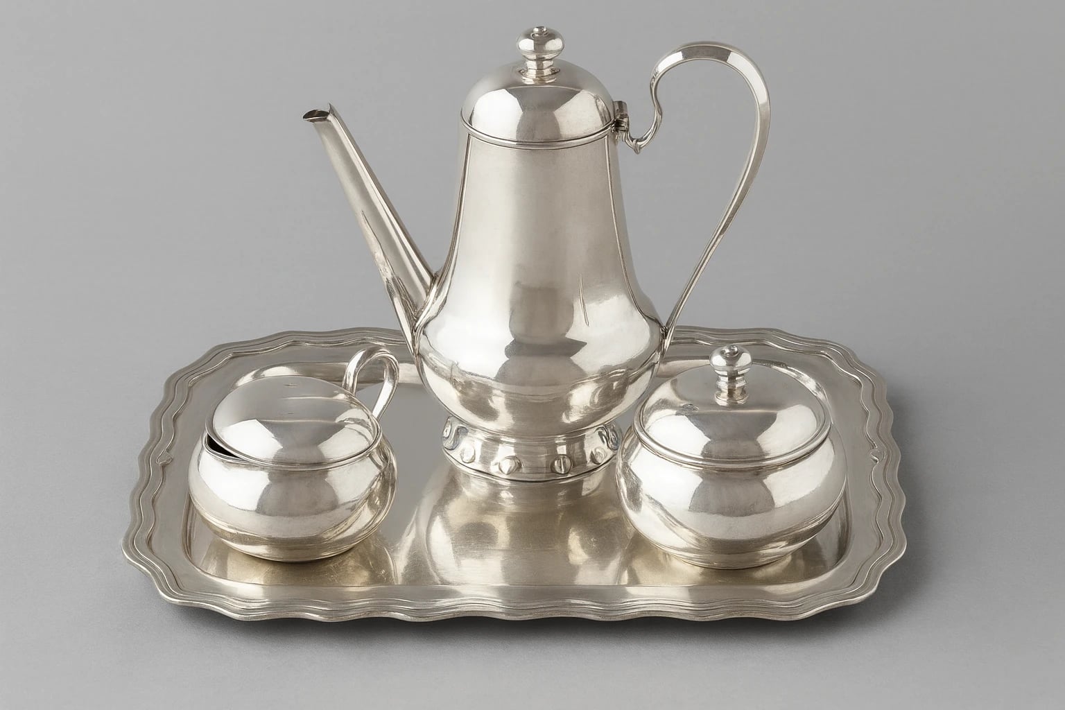 William Spratling Buttons and Bows Coffee Service