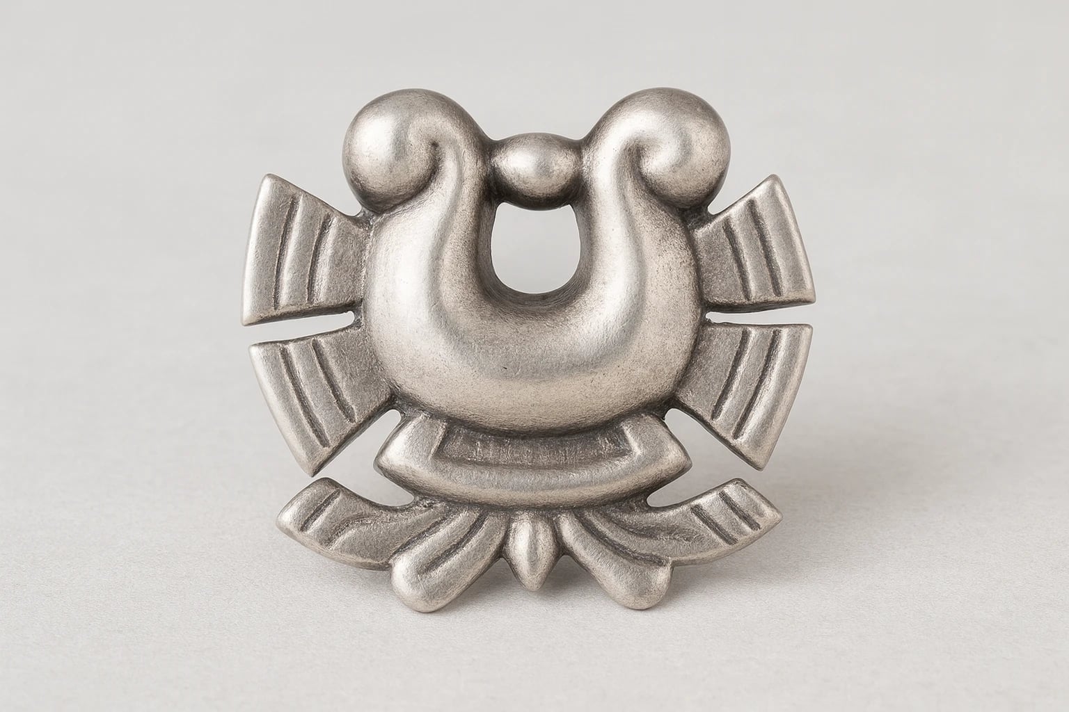 William Spratling Chupamirto Azteca Brooch