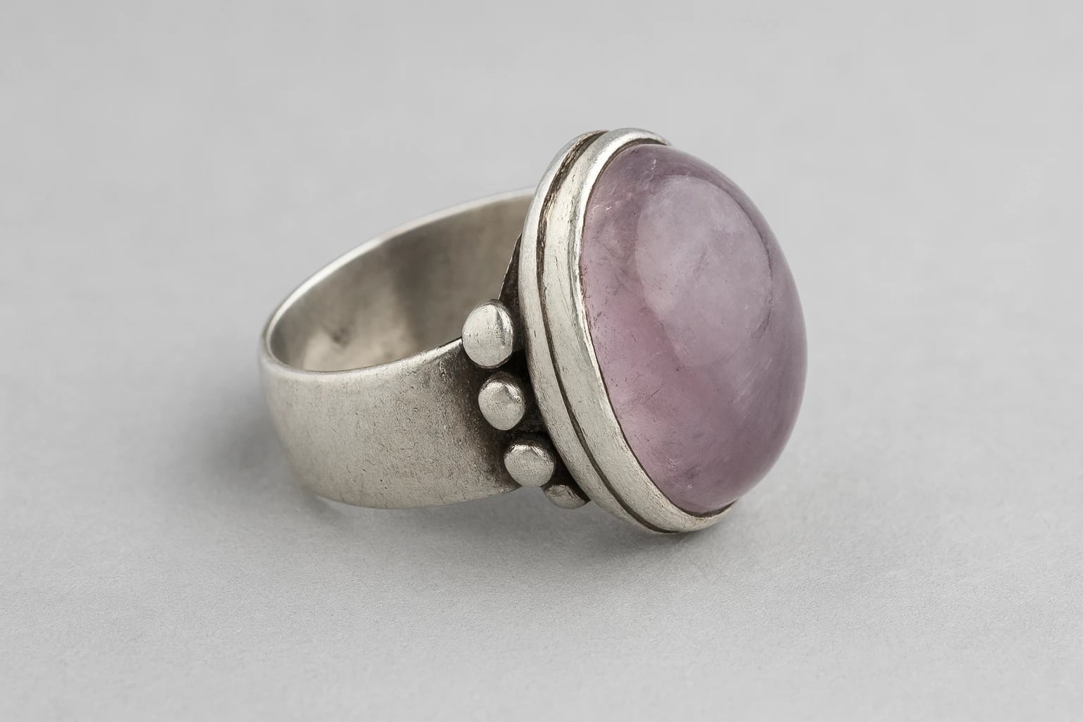 William Spratling Small Amethyst Cabochon Ring