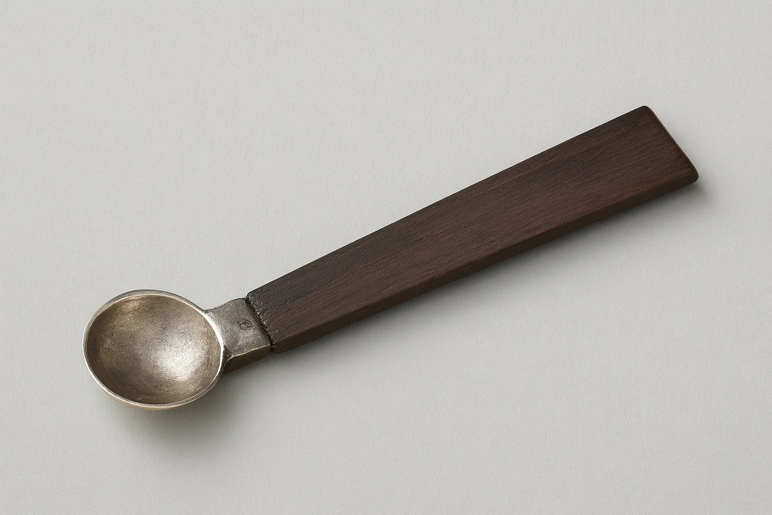 William Spratling Ebony Handled Salt Spoon