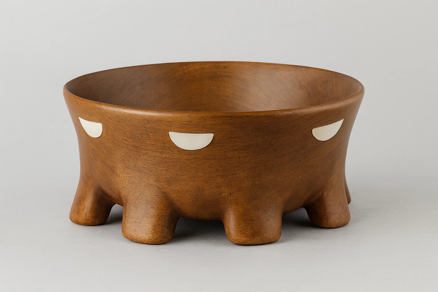 William Spratling Wood Bowl on Eight Legs