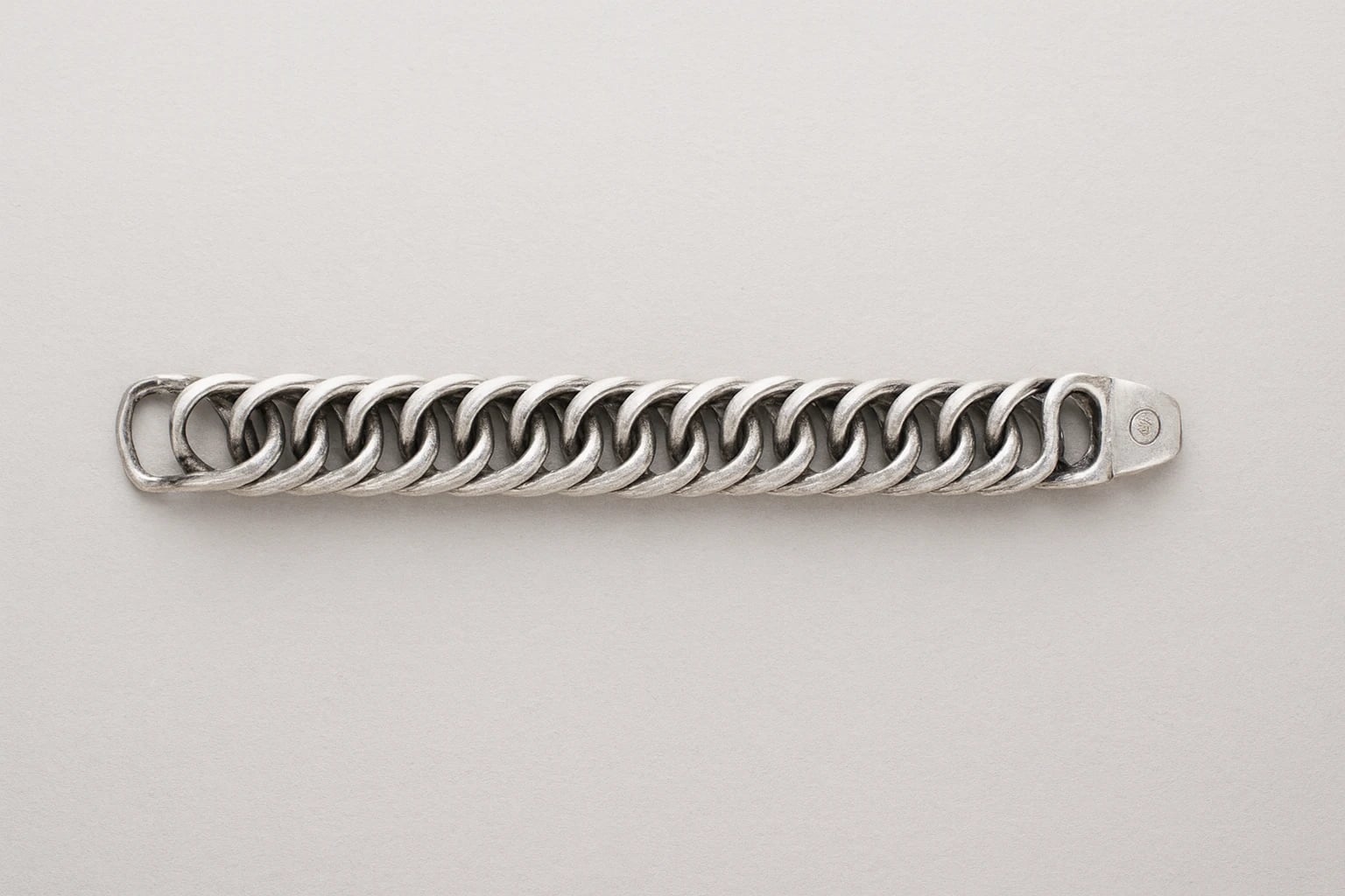 William Spratling Heavy Silver Link Chain Bracelet