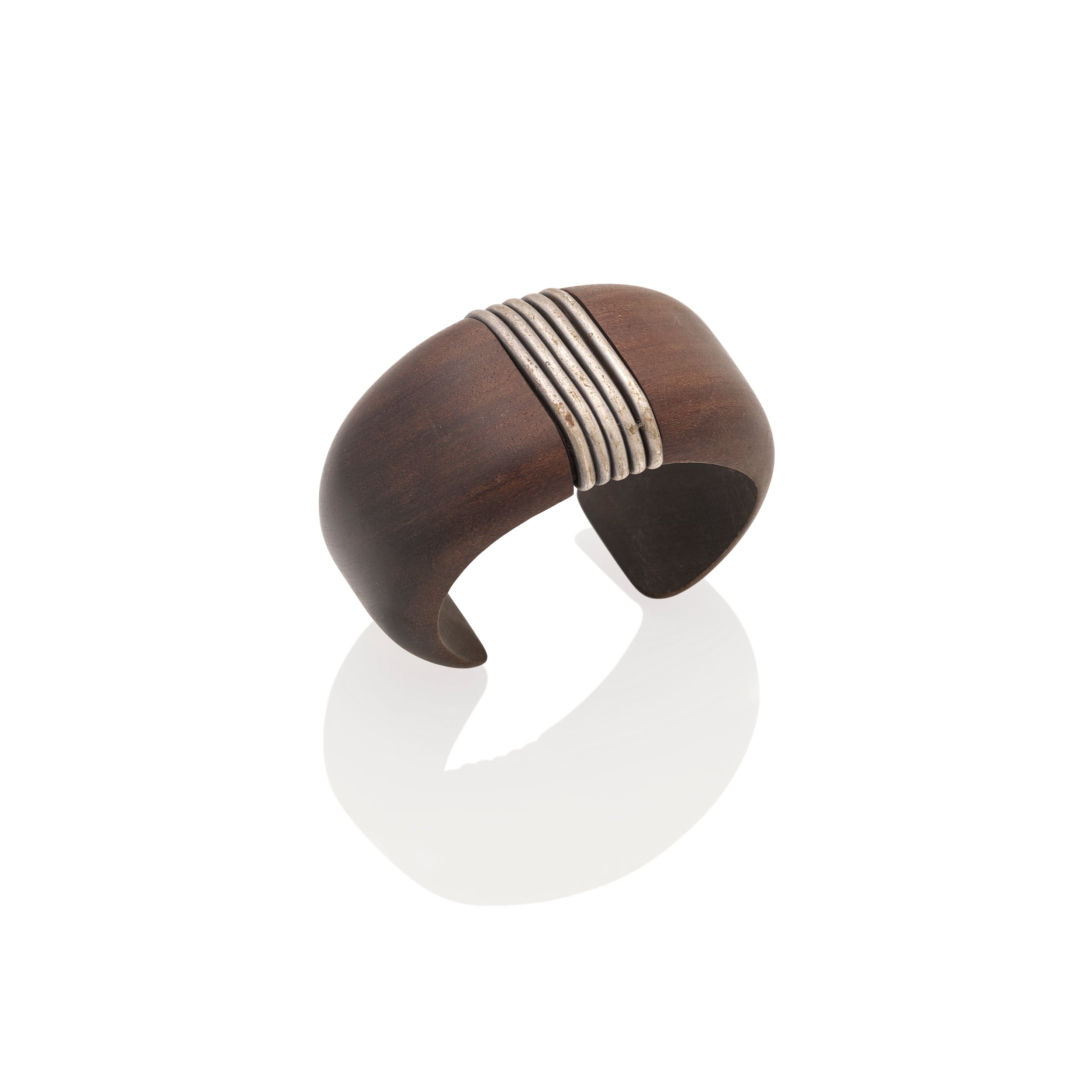 William Spratling Wire Wrapped Rosewood Cuff