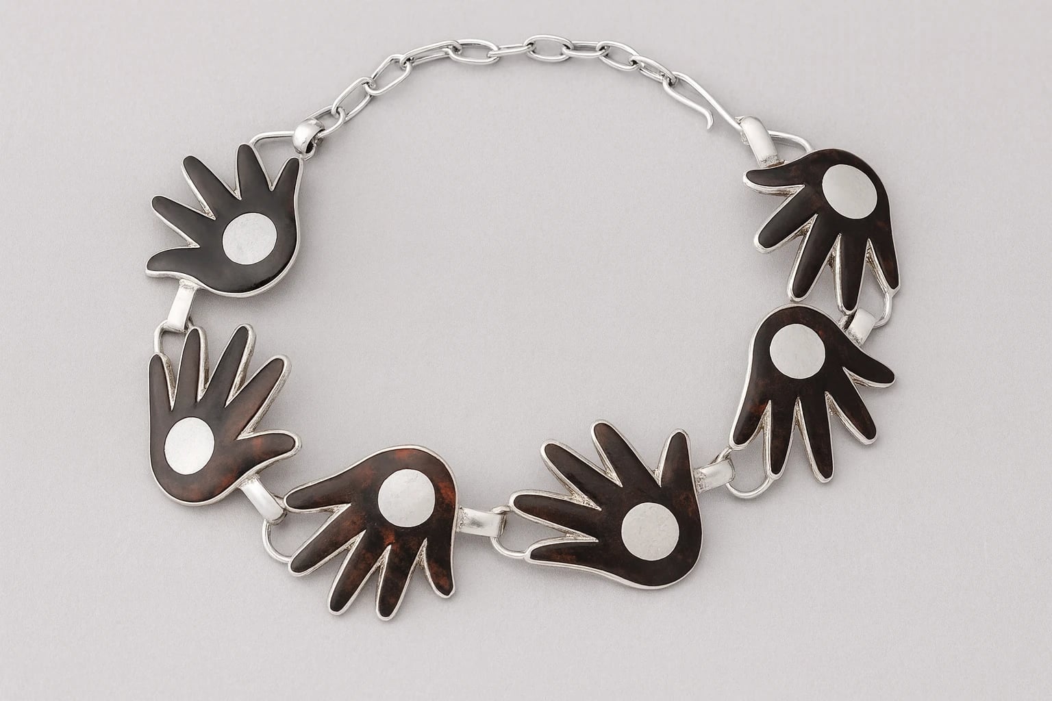 William Spratling Tortoise Shell Hand Bracelet