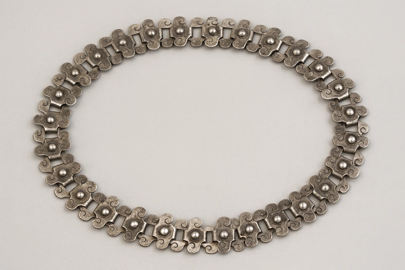 William Spratling Early Silver Necklace of Heavy Links