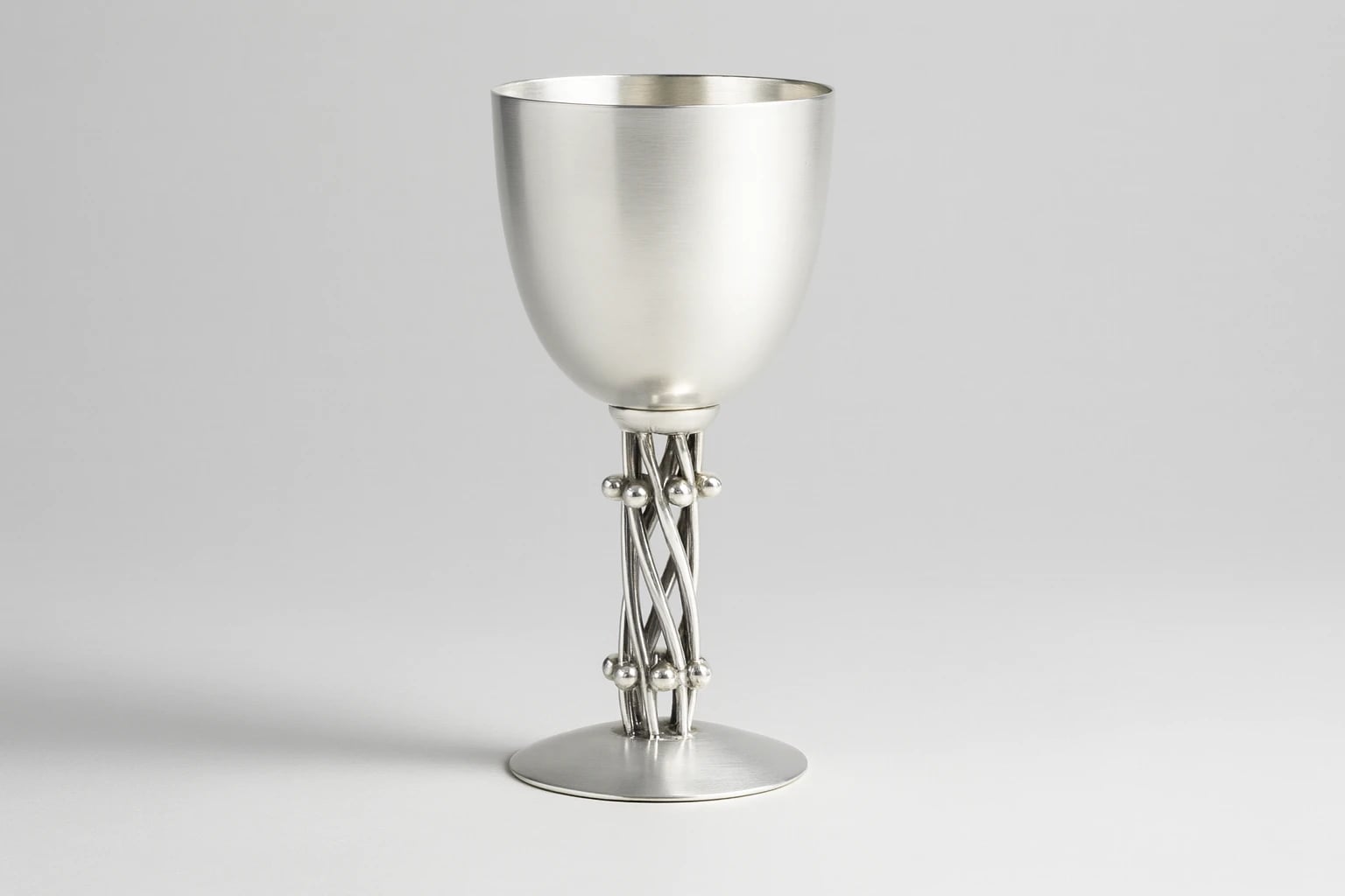 William Spratling Ball Studded Cocktail Goblet